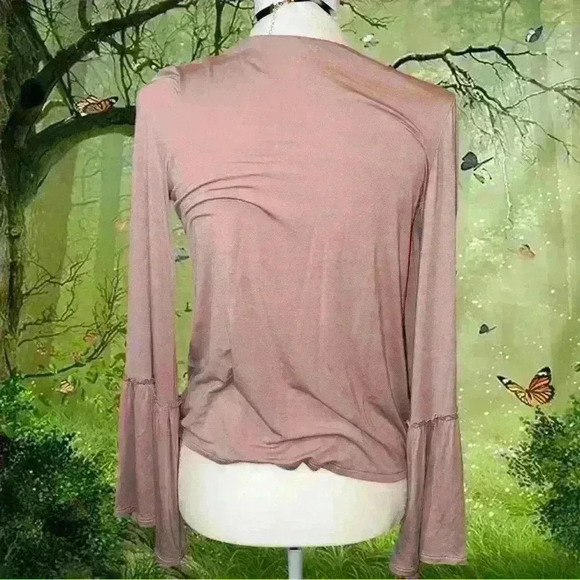 NWT American Eagle Pink/Purple Blouse - Picture 6 of 10